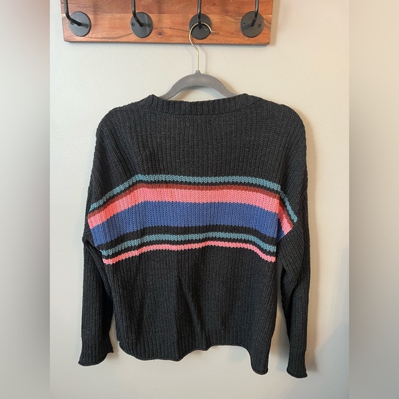 American Eagle Women’s Colorful Striped Sweater - Picture 4 of 4
